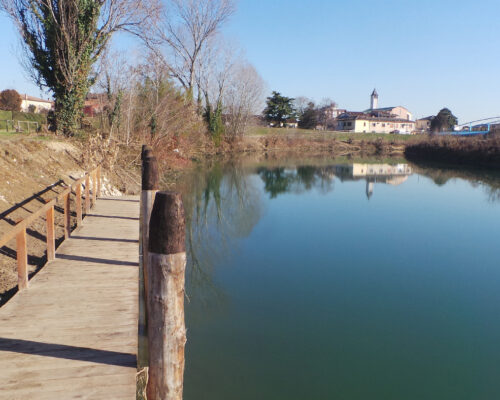 Specchio sul fiume Bacchiglione